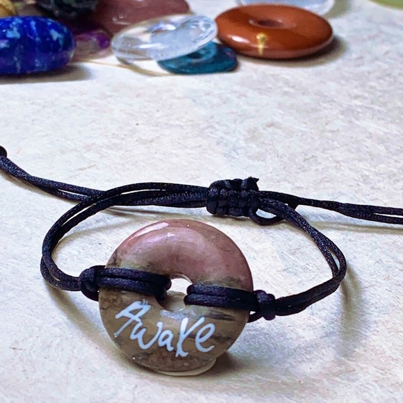CUSTOM WORD MYINTENT PI STONE BRACELET - Picture 4 of 7